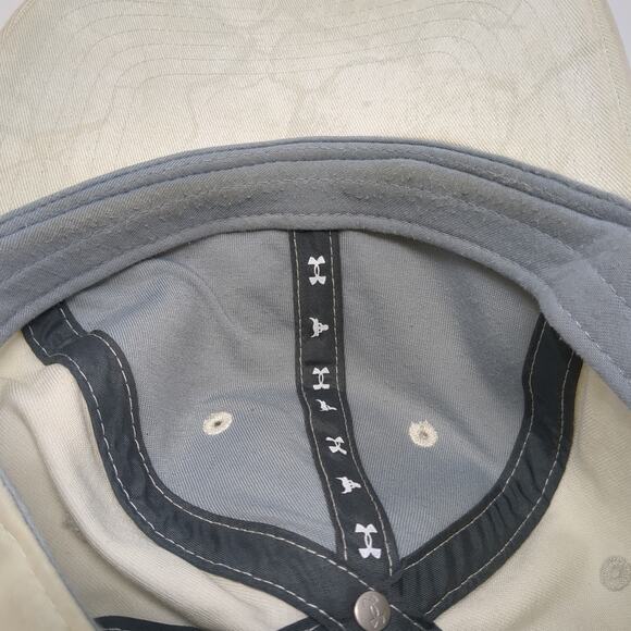 Bull Slideback Baseball Cap Beige One Size Adjustable Free Fit Under Armour - Picture 8 of 9
